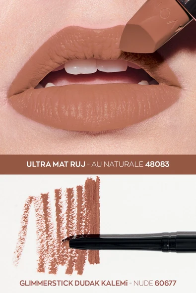 AVON Glimmerstick Dudak Kalemi - Nude - Resim 5