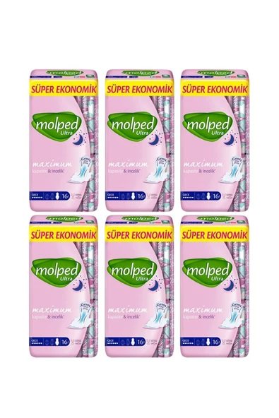 Ultra Süper Ekonomik 16'lı Gece X 6 Paket ürün görseli 1