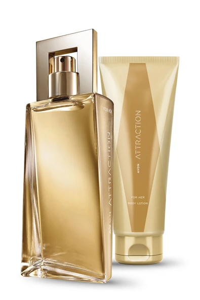 AVON Attraction Kadın Parfüm 50 Ml. ve Vücut Losyonu Paketi ürün görseli 1