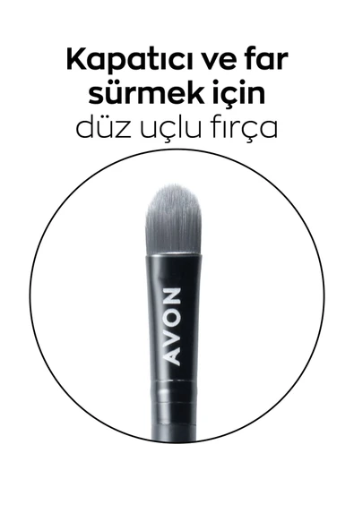 AVON Çift Taraflı Göz Makyajı Fırçası - Resim 2