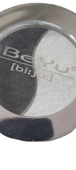 Beyu Duo Eye Shadow 02 Sedefli Antrasit - Beyaz - Resim 2