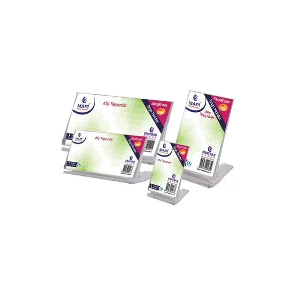 MAPİ L TİPİ DİKEY AYARLI AFİŞ TAŞIYICI STAND (52X74) ürün görseli 1
