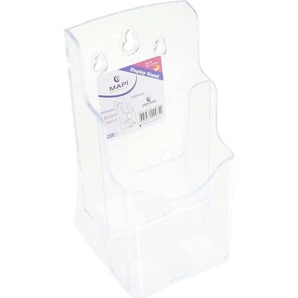 MAPİ AFİŞ TAŞIYICI STAND (BROŞÜRLÜKLER) İKİLİ (100X210) 1/3 A4 ürün görseli 1