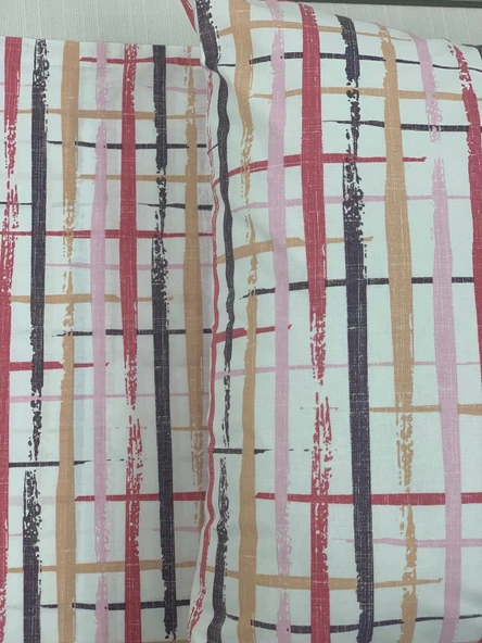 NİVEMESHOME BOYA DESENLİ 2 Lİ YASTIK KILIFI KAPAKLI 50X70 ürün görseli 1