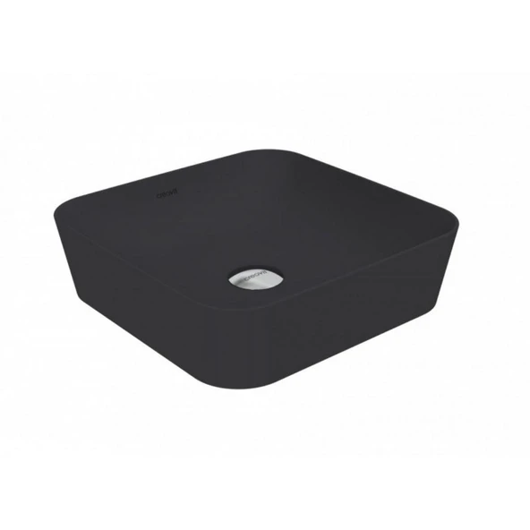 Creavit Ultra Kare Çanak Lavabo Antrasit Mat 40cm ürün görseli 1