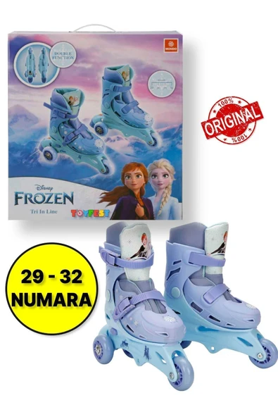 Sunman Frozen Inline 3 Teker Paten 28299 - Resim 4