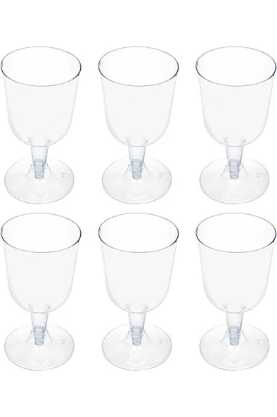 Beysüs Ayaklı Kadeh 6'lı Mika 150 ml - Resim 2
