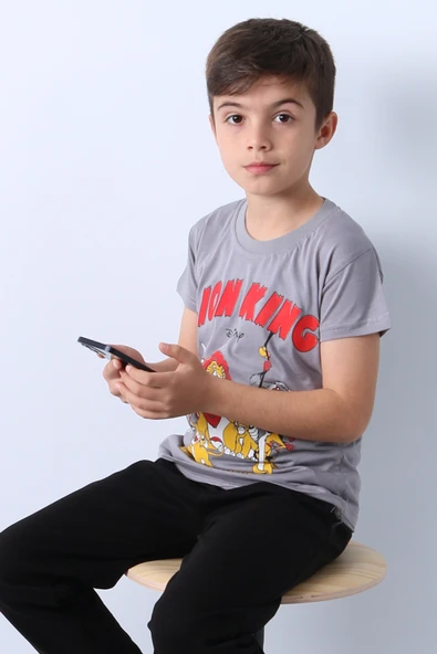 ERKEK ÇOCUK TSHİRT KARAKTER BASKILI BİSİKLET E1 - Resim 10