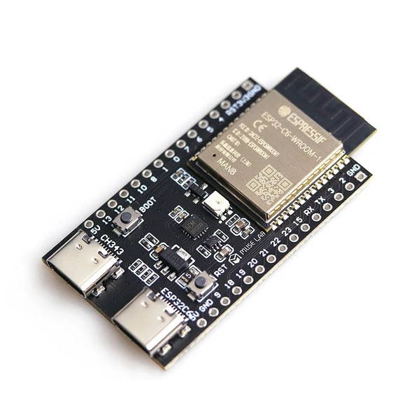 ESP32-C6 DevKit Wifi 6 ve Bluetooth 5 Modül Geliştirme Kartı ESP32-C6-WROOM-1 32 Bit 160Mhz 8 MByte Flash CH341 Rgb Led Usb Uart IO Sensör Ev Otomasyon Endüstriyel Makine Kontrol Iot ESP-32 ürün görseli 1