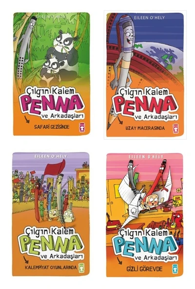 Çılgın Kalem Penna ve Arkadaşları Seti 4 Kitap ürün görseli 1