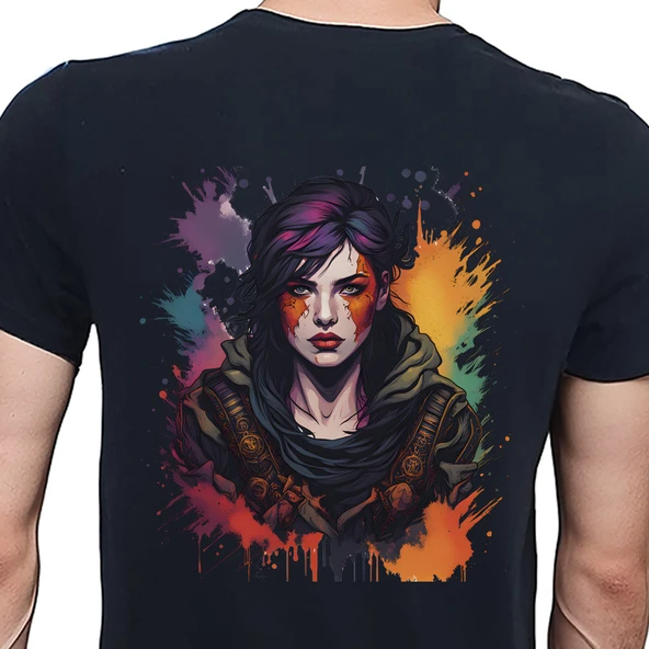 Warior T-shirt %100 Pamuklu Siyah Penye Basic Erkek Tişört ürün görseli 1