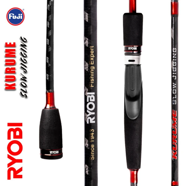 Ryobi Kurume 1.80m 40-150gr Slow Jigging Olta Kamışı ürün görseli 1