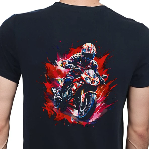 Splash GP T-shirt %100 Pamuklu Siyah Penye Basic Erkek Tişört ürün görseli 1