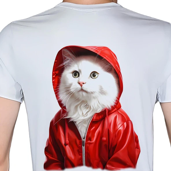 Catz T-shirt %100 Pamuklu Beyaz Penye Basic Erkek Tişört ürün görseli 1