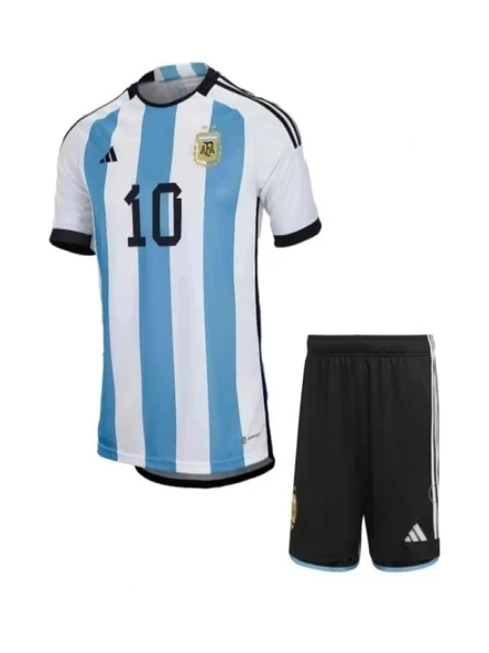 Arjantin A01016 Messi Çocuk İç Saha Forması 2022/2023 ürün görseli 1