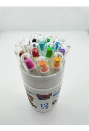KRAF KIDS PASTEL BOYA SILKY CRAYON 12 LI KK500 ürün görseli 1