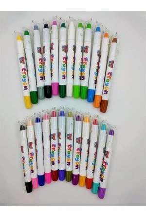 KRAF KIDS PASTEL BOYA SILKY CRAYON 24 LU KK505 ürün görseli 1
