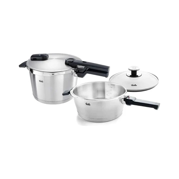 Fissler Vitaquick Premium 6 lt + 3.5 lt Düdüklü Tencere Seti ürün görseli 1
