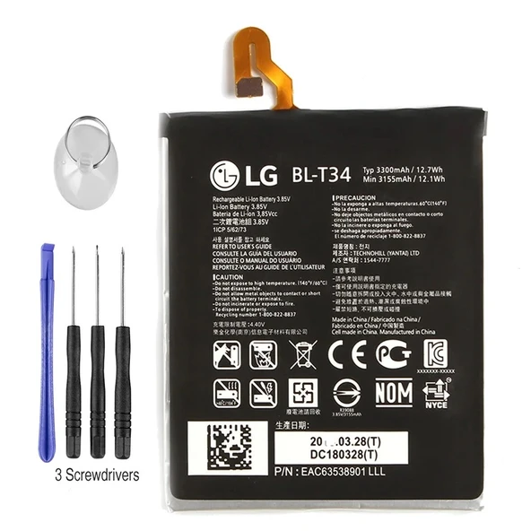 Lg V30 Pil Batarya H930 BL-T34 Batarya Pil ve Tamir Seti ürün görseli 1