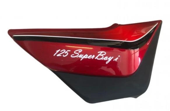 MONDİAL SÜPERBOY 125 İ SAĞ AKÜ KAPAGI KIRMIZI ürün görseli 1