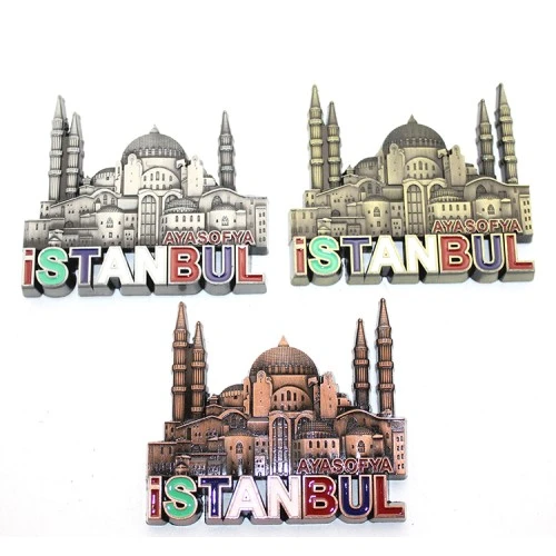 Periboia İstanbul Temalı Metal Magnet Model 6 ürün görseli 1