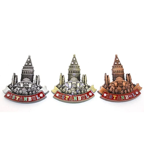 Periboia İstanbul Temalı Metal Magnet Model 1 ürün görseli 1