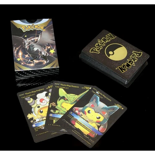 Periboia Pokemon Oyun Kartı Metalik Siyah Deste ürün görseli 1
