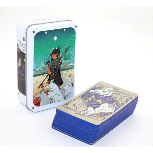 Periboia Metal Kutulu Tarot Kartı White Numen ürün görseli 1