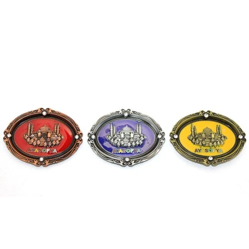 Periboia İstanbul Temalı Metal Magnet Ayasofya Kabartmalı ürün görseli 1