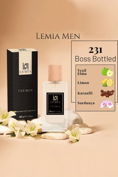 LEMİA Erkek Parfüm 231 Hug Bos Bone Edc 50ml ürün görseli 1