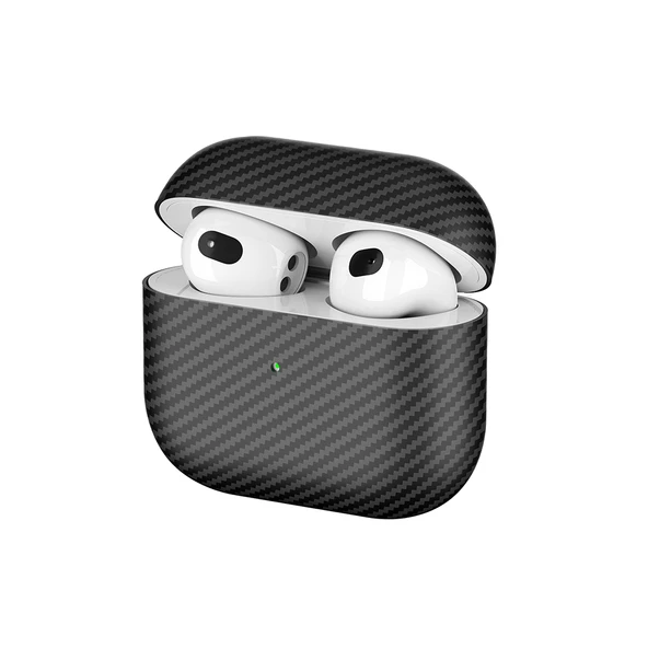 Airpods 3. Nesil Airbag 43 600D Karbon Fiber Kulaklık Kılıfı ürün görseli 1
