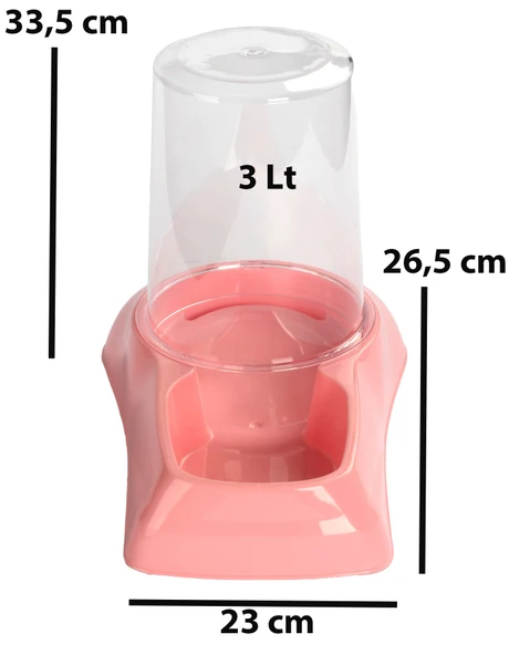 Hazneli Su ve Mama Kabı 3 LT ürün görseli 1