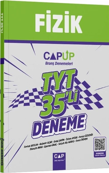 TYT Fizik 35 li Deneme Çap Yayınları ürün görseli 1