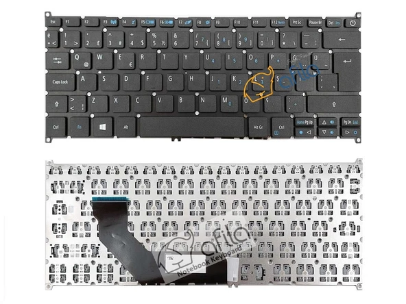 Acer Swift 3 0Kn1-201Tu11 Notebook Klavyesi Siyah TR ürün görseli 1
