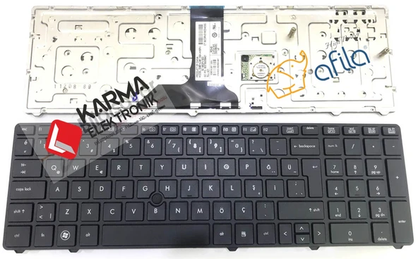 Hp EliteBook 8560w, 8570w Notebook Klavye - Tuş Takımı / TR ürün görseli 1