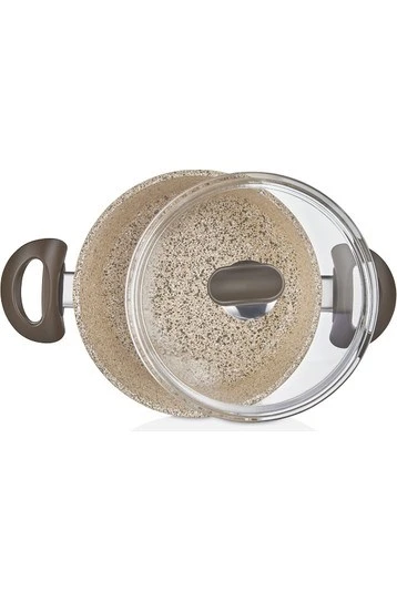 Falez Creamy Granit 28 Cm Derin Tencere - Resim 3