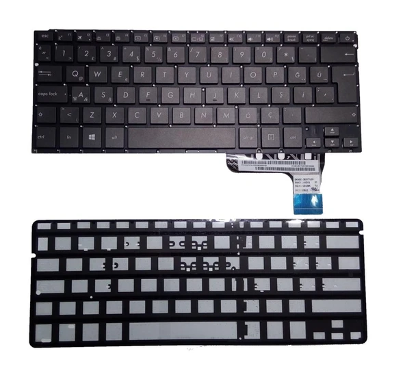 Asus UX303U, U303Ub Notebook Klavyesi - Siyah TR - Işıklı ürün görseli 1