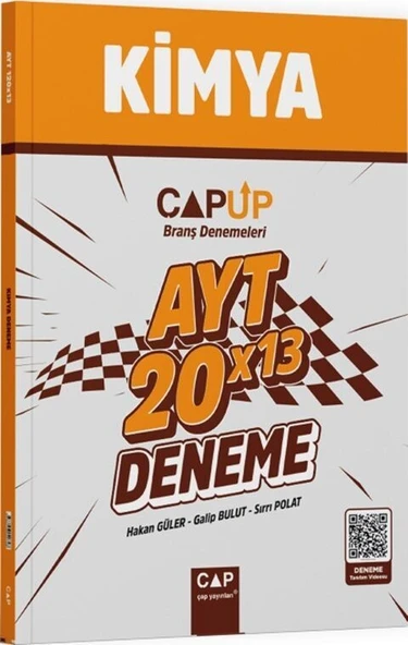 AYT Kimya 20 X 13 Up Deneme Çap Yayınları ürün görseli 1