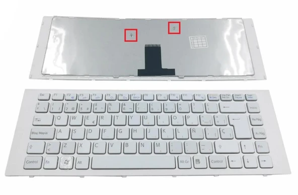 Sony Vaio VPC-EG37FHB, VPCEG37FM/W Notebook Klavyesi (Beyaz TR) ürün görseli 1