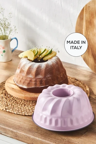 Multicake Karbon Çelik Dilimli Kek Kalıbı 23 Cm Lila ürün görseli 1