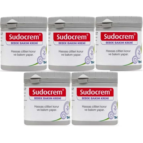 Sudocrem Cilt Bebek Bakım - Pişik Kremi 250GR (5 Li Set) ürün görseli 1