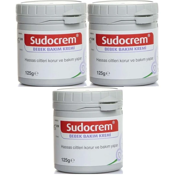 Sudocrem Cilt Bebek Bakım - Pişik Kremi 125GR (3 Lü Set) ürün görseli 1