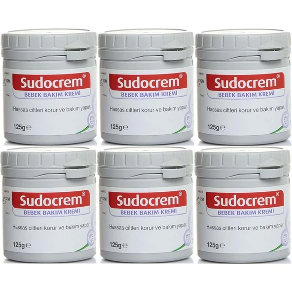 Sudocrem Cilt Bebek Bakım - Pişik Kremi 125GR (6 Lı Set) ürün görseli 1