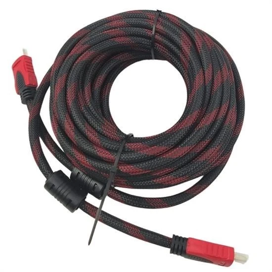 HDMI Kablosu HDTV Bilgisayar Uydu Görüntü Ses Full HD Sargılı Görüntü Aktarma Kablosu ürün görseli 1