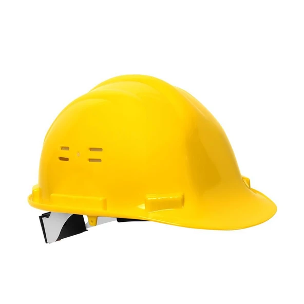 Sarı Baret - Hava Delikli - Enseden Ayarlı Vidalı Güvenlik Bareti ürün görseli 1