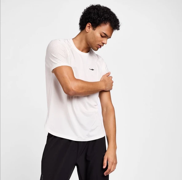 LESCON 25B-1012 KOŞU KISA KOL ERKEK TSHIRT - Resim 4