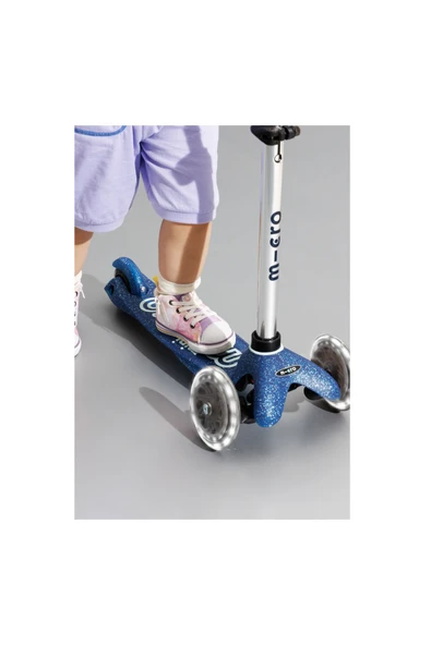 Micro Mini Deluxe Galaxy Glitter LED Navy  Mavi 2-5 Yaş - Resim 3