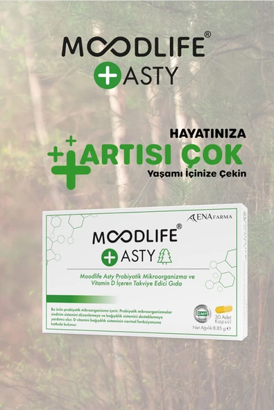 Moodlife Asty için Probiyotik Destek 30 Kapsül ürün görseli 1