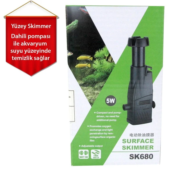 SK-680 VENUSAQUA YÜZEY EMİCİ FİLTRE ürün görseli 1