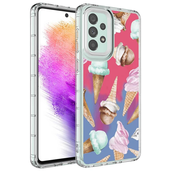 Samsung Galaxy A73 5G Kılıf Desenli Kapak Zr-Korn ürün görseli 1